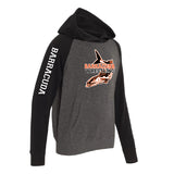 Barracuda Wrestling Raglan Hooded Sweatshirt (Adult/Youth/Toddler)