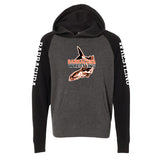 Barracuda Wrestling Raglan Hooded Sweatshirt (Adult/Youth/Toddler)