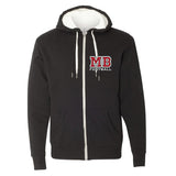 MB Football Sherpa Lined Hooded Sweatshirt