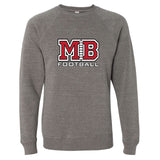 MB Football Raglan Crewneck Sweatshirt