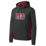 MB Football ColorBlock CamoHex Hooded Sweatshirt