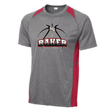 Baker Basketball Colorblock Performance Tee