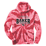 MB Mountainer Fooball Tie-Dye Hooded Sweatshirt
