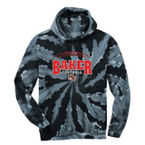 MB Mountainer Fooball Tie-Dye Hooded Sweatshirt