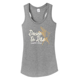 MOPS Decide To Rise Ladies Racerback Tank-Top