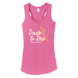 MOPS Decide To Rise Ladies Racerback Tank-Top