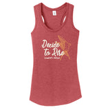 MOPS Decide To Rise Ladies Racerback Tank-Top
