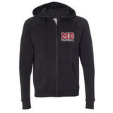 MB Football Raglan Full-Zip Hooded Sweatshirt