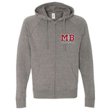 MB Football Raglan Full-Zip Hooded Sweatshirt