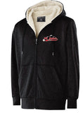 Mt. Baker Baseball Sherpa Hooded Full Zip-Up Sweatshirt