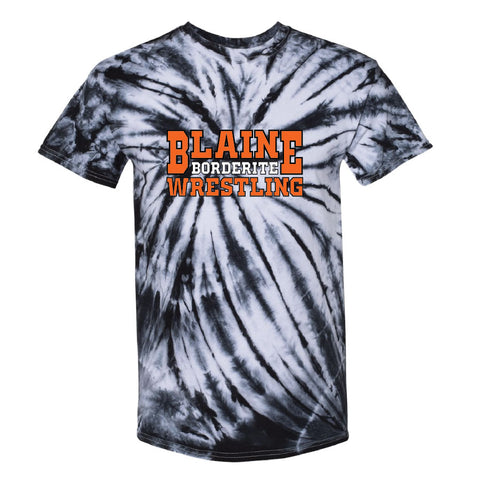 BHS Girls Wrestling Contrast Cyclone Tie-Dye Tee