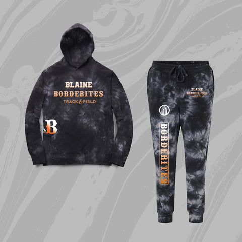 BHS Track/Field TIE DYE JUMPSUIT - Black