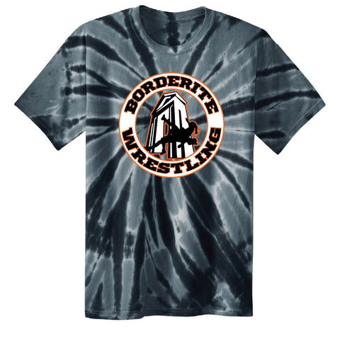 BHS Girls Wrestling Black Tie Dye Tee