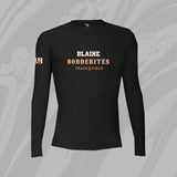 BHS Track/Field Long Sleeve Compression Shirt - Black