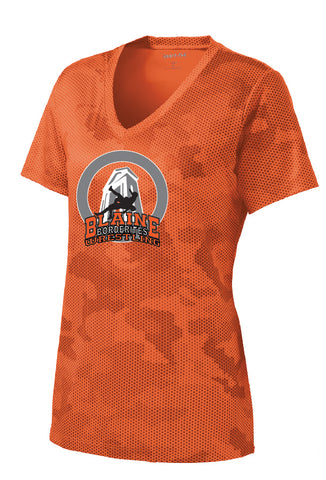 BHS Wrestling Ladies Camo Performance Tee