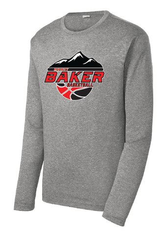 Baker Basketball Long Sleeve Performance Tee