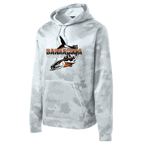 Barracuda Wrestling CamoHex Hooded Sweatshirt