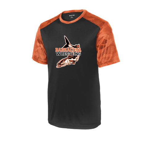 Barracuda Wrestling Camo-Colorblock Performance Tee (Adult/Youth)