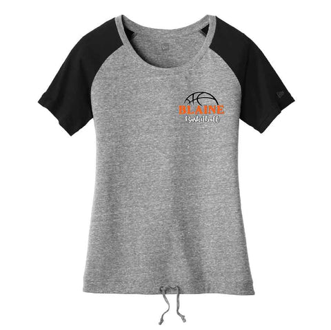 Blaine Basketball Ladies Cinch Tee