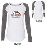 Blaine Basketball Ladies Patch-Sleeve Shirt