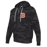 Blaine HomeConnection Black Camo Fleece Full Zip Hoodie