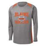 Blaine Soccer Club Long-Sleeve Colorblock Performance Tee
