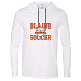 Blaine Soccer Club Long-Sleeve Hooded Shirt (Adult/Youth/Ladies Sizes)