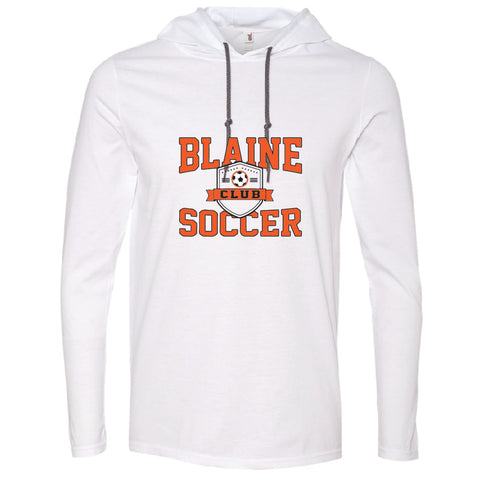 Blaine Soccer Club Long-Sleeve Hooded Shirt (Adult/Youth/Ladies Sizes)