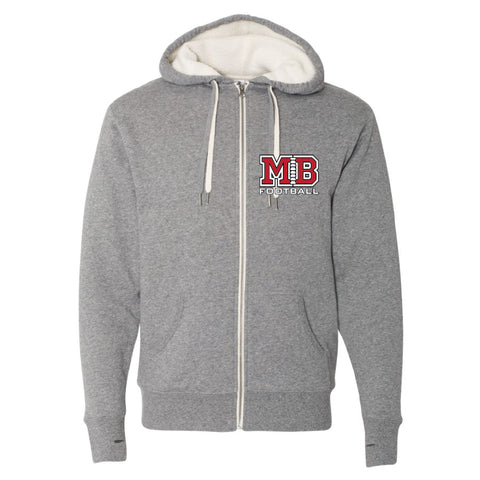 MB Football Sherpa Lined Hooded Sweatshirt