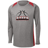 MB Basketball Long-Sleeve Colorblock Performance Tee (Adult Sizes Only)