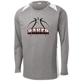 MB Basketball Long-Sleeve Colorblock Performance Tee (Adult Sizes Only)