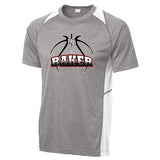 Baker Basketball Colorblock Performance Tee