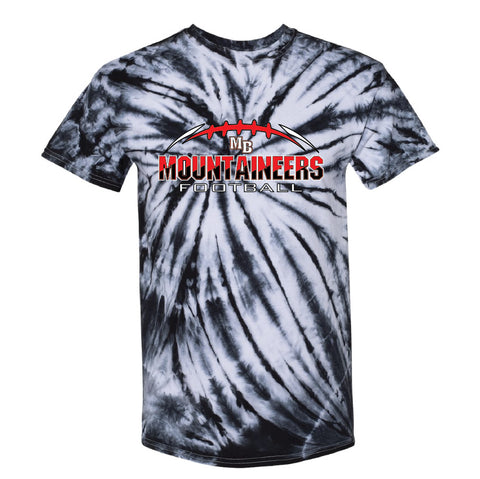 MB Mountaineers Football Contrast Tie-Dyed Tee
