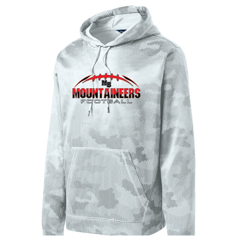 MB Mountaineers Football CamoHex Hooded Sweatshirt