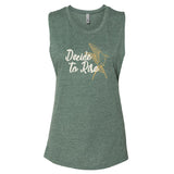 MOPS Decide To Rise Ladies Muscle Tank-Top