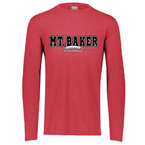 Mt. Baker Football Tri-Blend Long-Sleeve Shirt