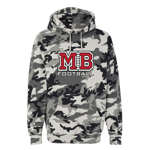 MB Football Snow Camo Hooded Sweatshirt