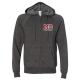 MB Football Raglan Full-Zip Hooded Sweatshirt