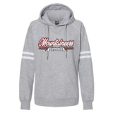 Mountaineers Football Women's Varsity Fleece Piped Hooded Sweatshirt