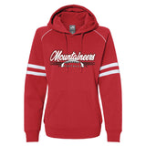 Mountaineers Football Women's Varsity Fleece Piped Hooded Sweatshirt