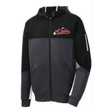 Mt. Bake Baseball Colorblock Full Zip-Up Hooded Jacket