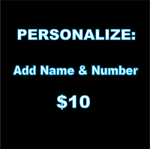 DOUBLE PERSONALIZATION - Add Name & Number