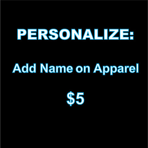 PERSONALIZE - Add Name