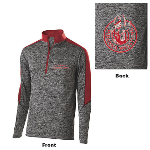 Piranha Wrestling 1/2 Zip Pullover