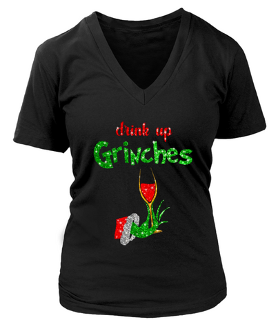 Ladies "Drink Up Grinches" Tee